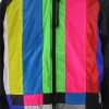 Tv Color Bar Windbreaker Jacket Front Zoom