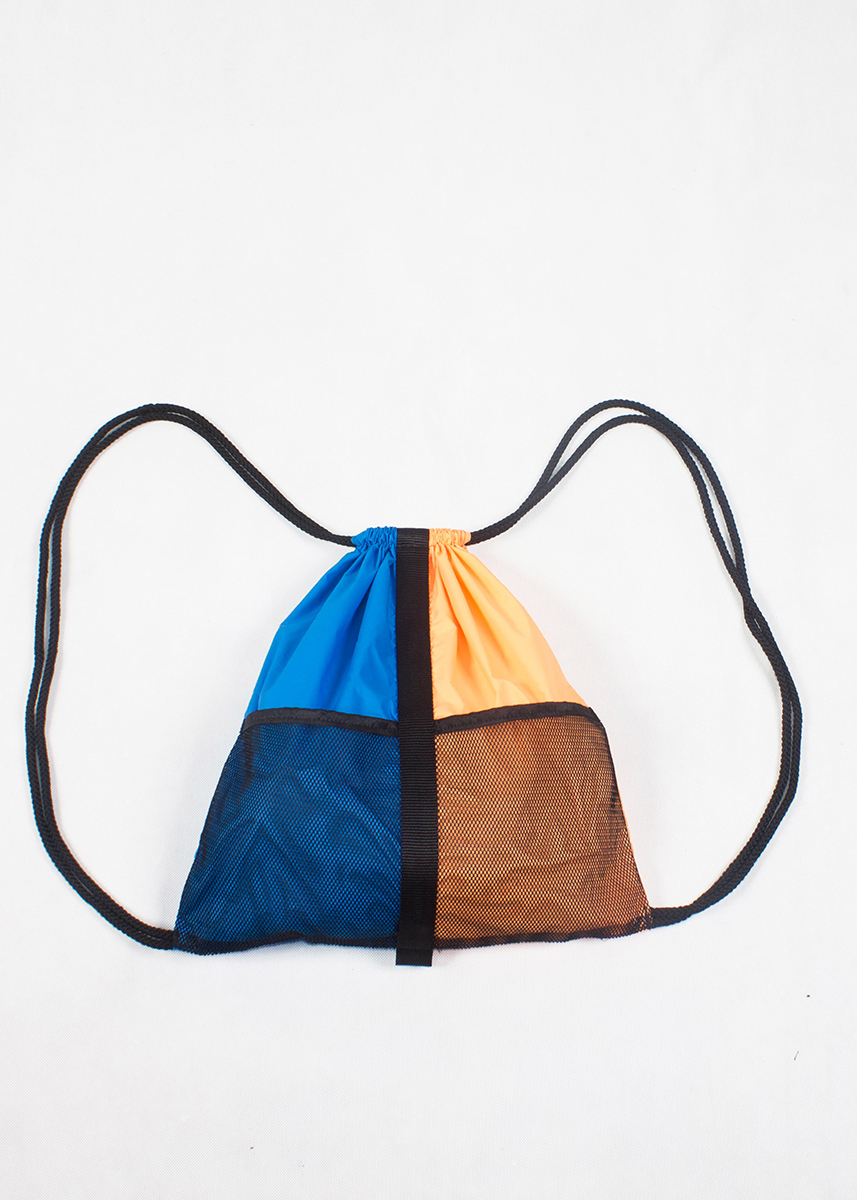 Two Tone Drawstring Backpack