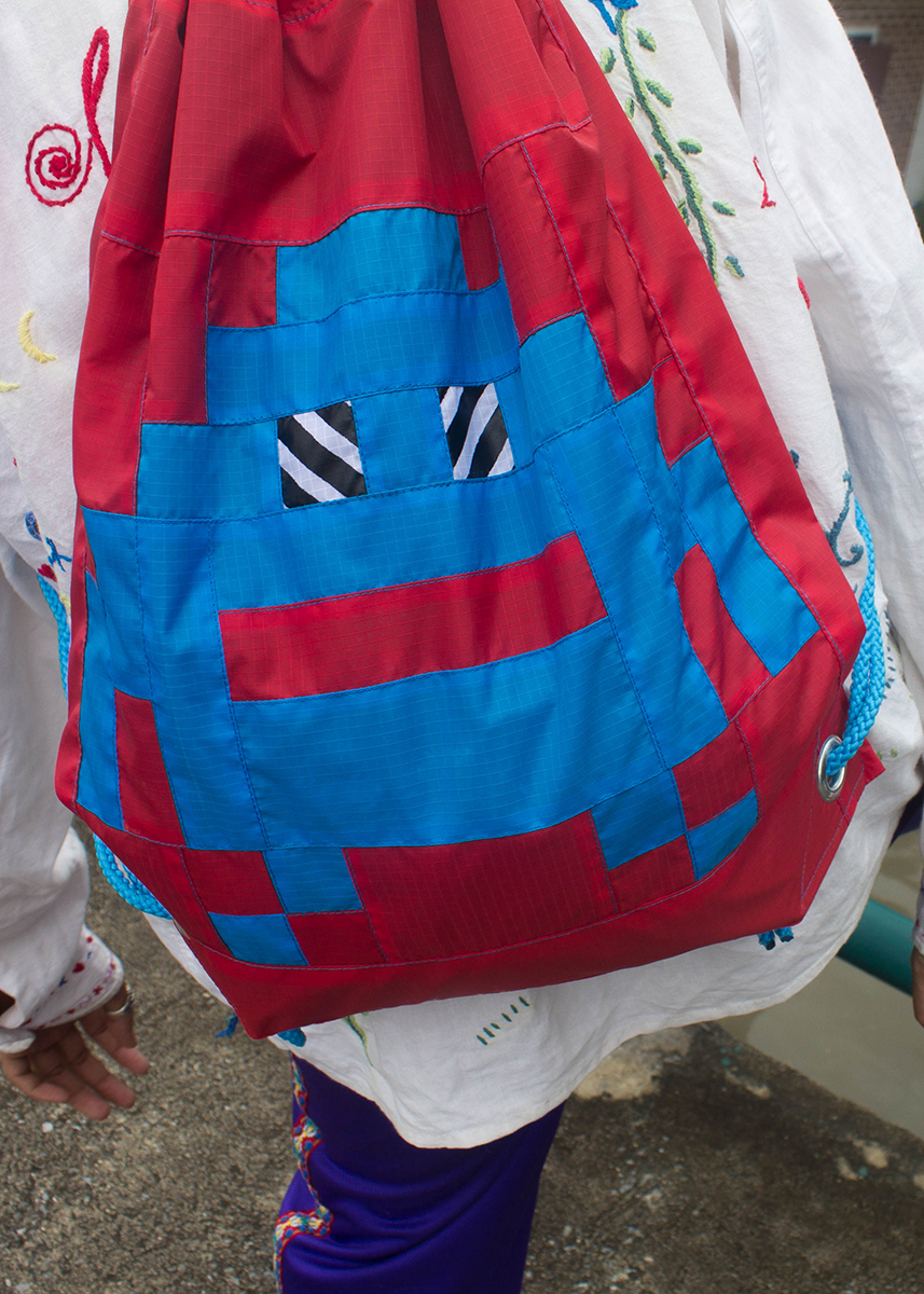 Pixel Monster Patchwork Backpack
