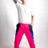 Pink Windbreaker Track Pants 3