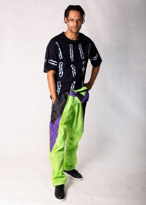 Neon Green Windbreaker Jacket 